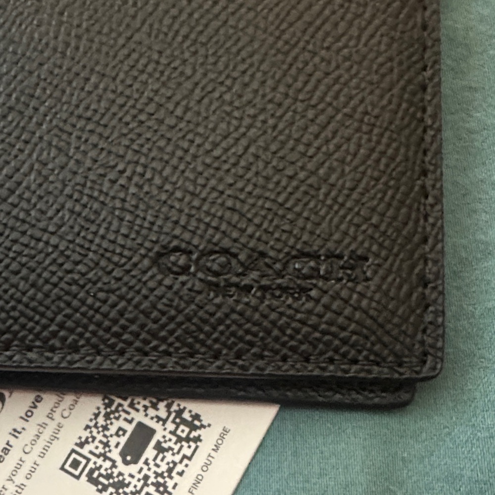 Coach black Leather wallet and card Holder - Picture 4 of 13